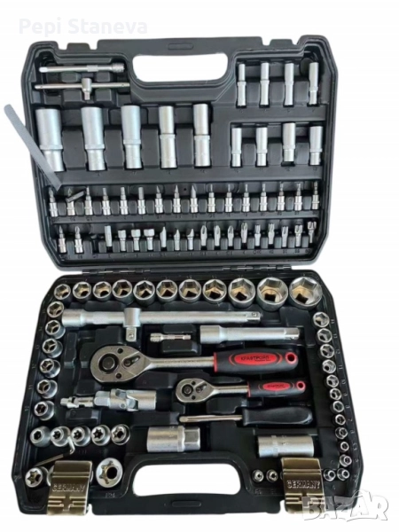 Професионален комплект гедоре 108 Части KRAFTROYAL 2060N, снимка 1