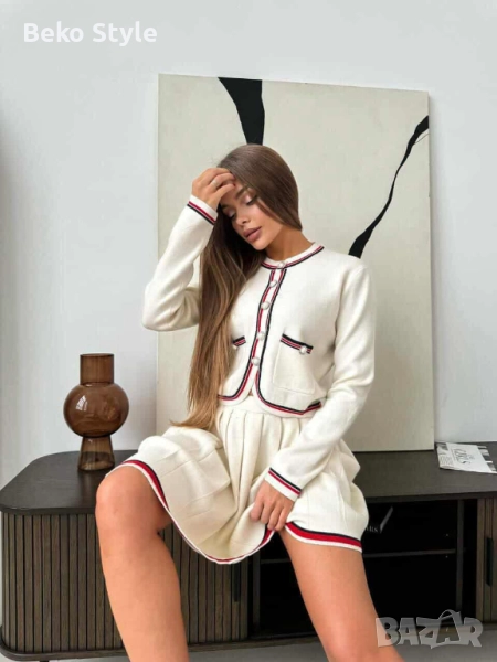 Финно плетиво дамски сет от 2 части, снимка 1