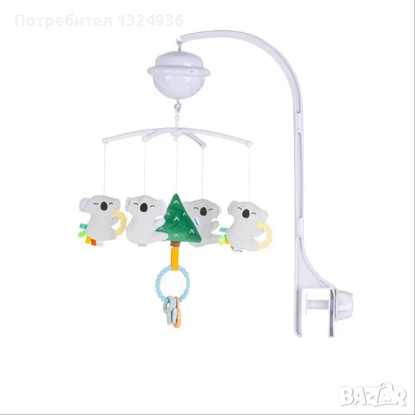 Музикална въртележка за легло и кошара с проектор, снимка 1