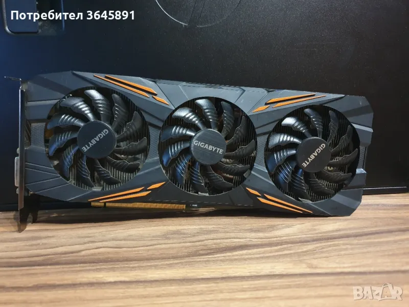 Gigabyte GeForce GTX 1080 G1 Gaming 8G видеокарта, снимка 1