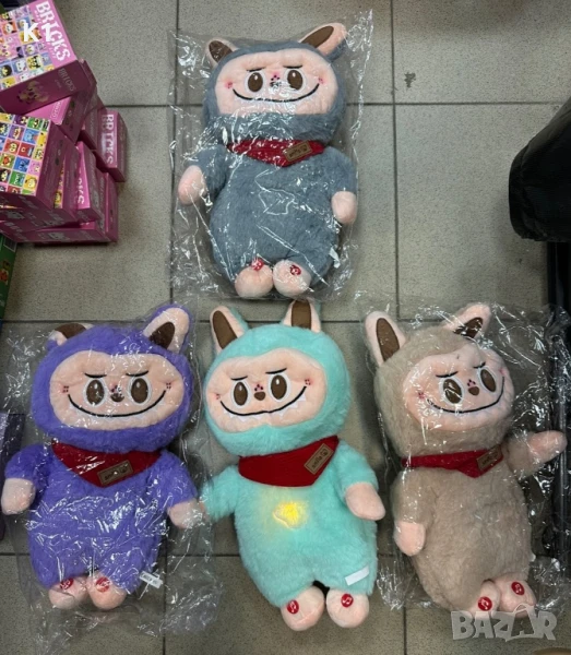 Плюшена Дишаща и светеща играчка Лабубу, Labubu 40см, снимка 1