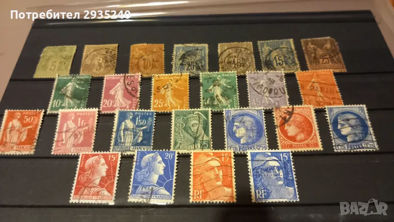 Стари марки Франция, снимка 1