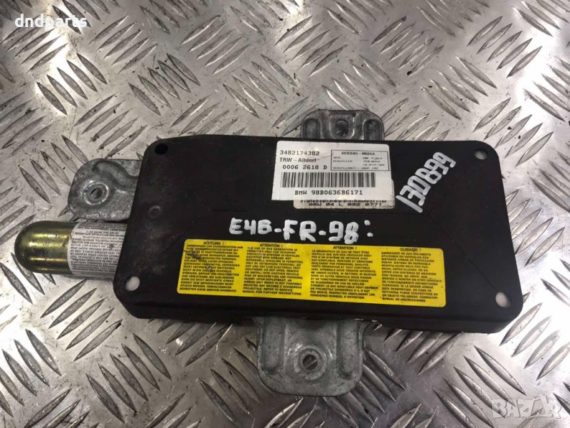 Airbag предна дясна врата BMW,3-series,E46,2003г., снимка 1