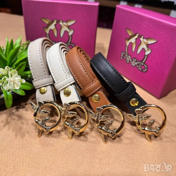 колани от естествена кожа в кутия pinko, снимка 1