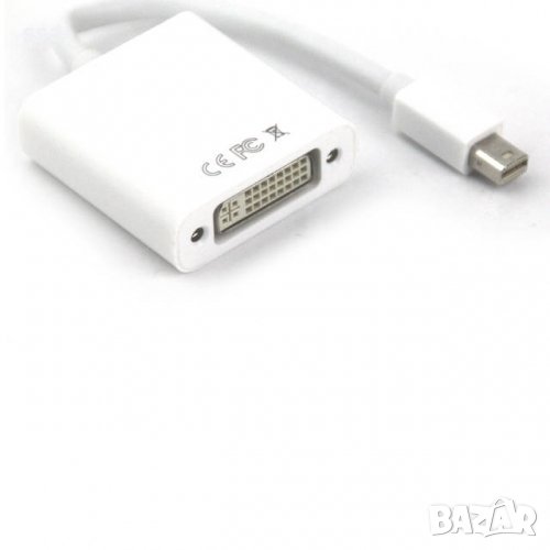 Преходник Адаптер от Mini DP към DVI 24+5 VCom SS001183 0.15m Adapter Mini DP to DVI 24+5 M/F, снимка 1