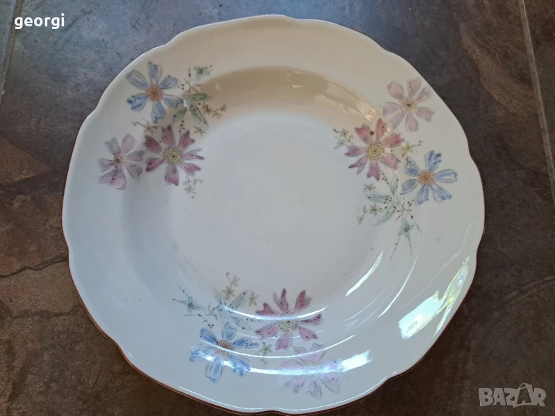 голяма българска порцеланова купа Изида    26/2, снимка 1