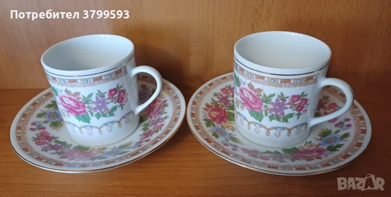 Китайски чашки за късо кафе от 70-те , снимка 1