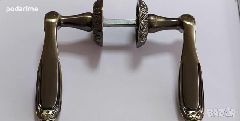 Дръжка за врата 1 - античен бронз, снимка 1