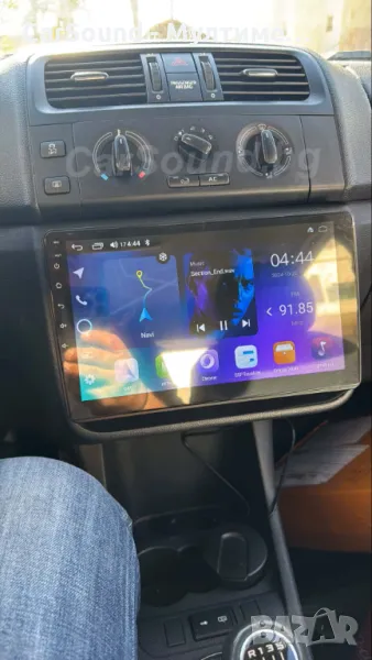 Skoda Fabia 2 - 10.1" Android 14 Мултимедия Шкода Фабиа 2 2007-2014 Навигация Андроид, снимка 1