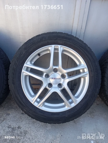 Джанти с гуми 16 цола 5х112, снимка 1