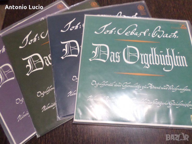 J.S.Bach - Orgelbuchlein BWV 613,614,615,616,640,...- 4 LP', снимка 1