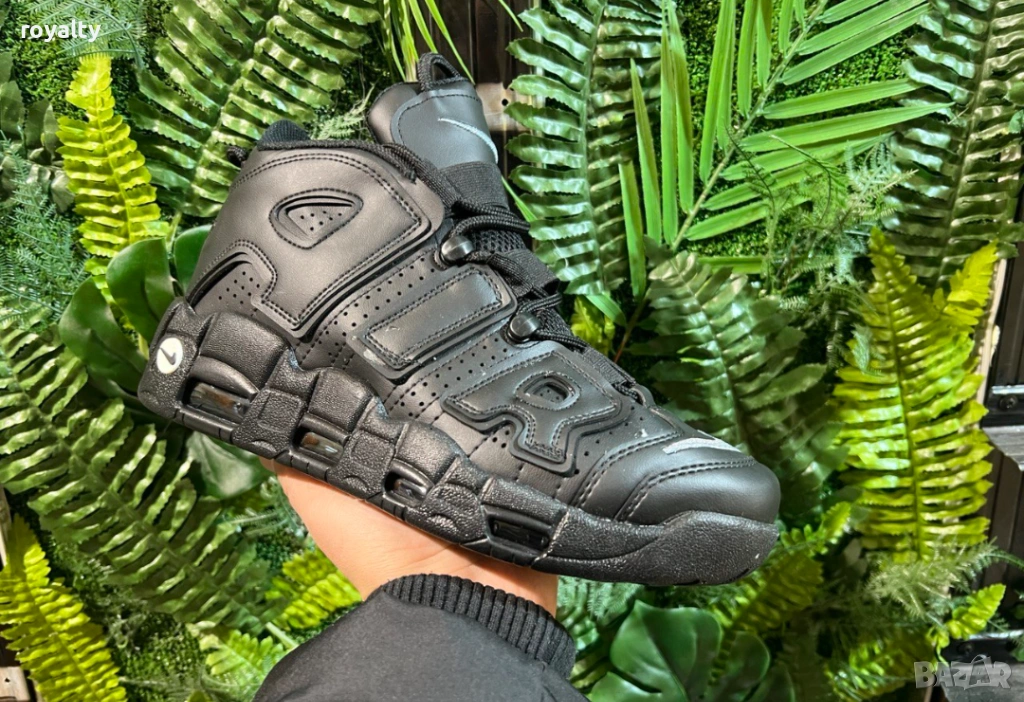 Nike Air More Uptempo Мъжки Черни Кецове 40-44 Номер , снимка 1