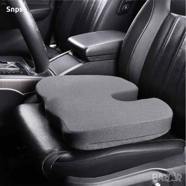 Възглавница за седалка на автомобил от мемори пяна, възглавница за седалка за стол, снимка 1