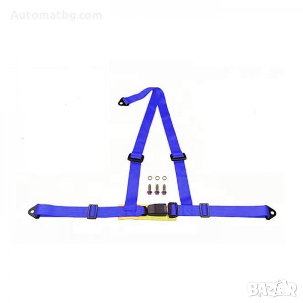 Предпазен колан Automat, 3 точков, Син, снимка 1