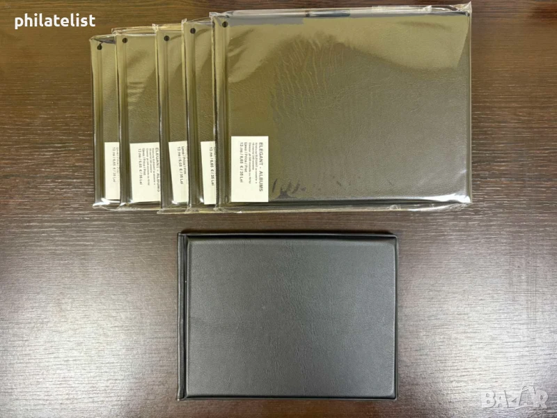 Класьор ELEGANT за 240 монети до 29 мм с 10 листа , черен , снимка 1