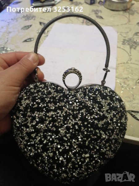 Дамска чанта сърце, снимка 1