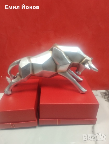 Бик, Арт статуетка,30 см, снимка 1