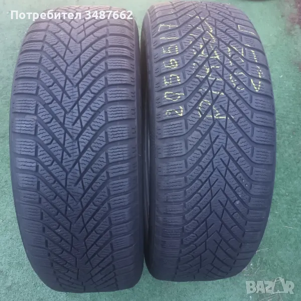 205 65 17 PIRELLI 2бр зимни дот 2023г , снимка 1