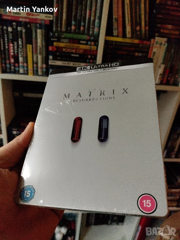 чисто нов Matrix Resurrections - Матрицата Възкресения - 4K UHD стийлбук blu ray steelbook , снимка 1