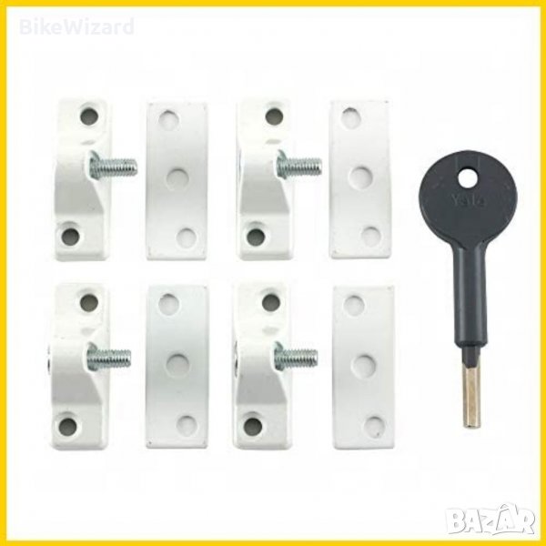 Yale Locks 8K118 ключалки за заключване на прозорци комплект от 4 ри НОВО, снимка 1