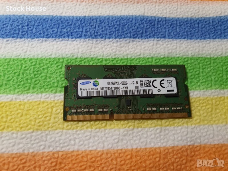 4GB DDR3L 1600Mhz Samsung рам памет за лаптоп, снимка 1
