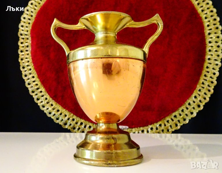 Английски свещник,амфора,маркиран. , снимка 1