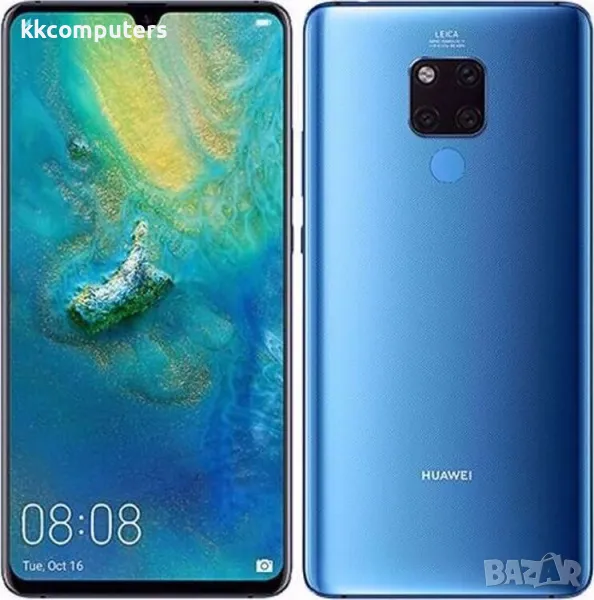 Лентов кабел сензор за Бутон меню за Huawei Mate 20 FingerPrint Баркод : 562549, снимка 1