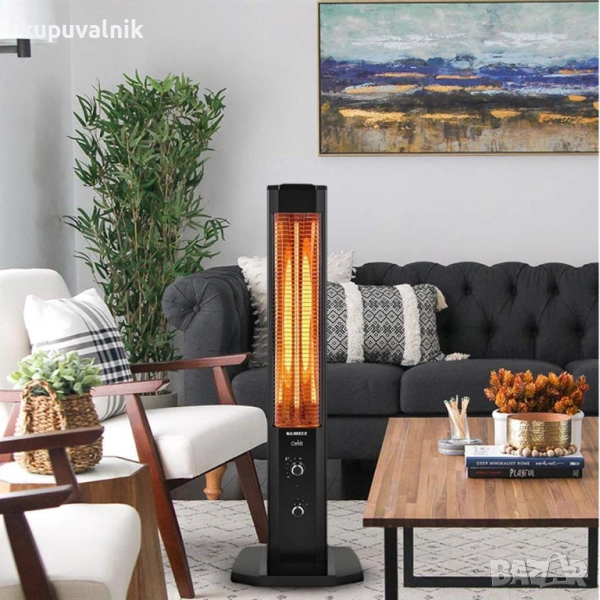 🔥 Карбонова печка Kumtel MH-1800 Orbit – 1800W (900W + 900W), снимка 1