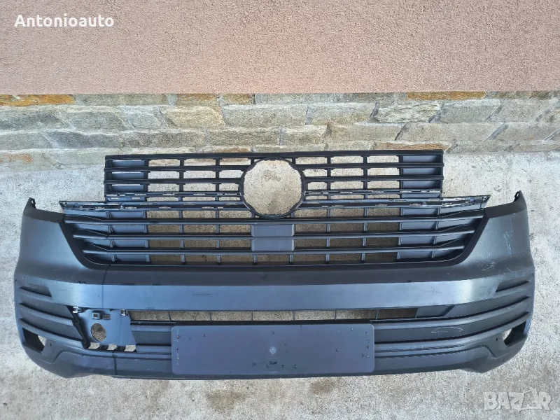 Предна броня VW TRANSPORTER T6 Multivan Caravelle 2019- 2021г 7LA807221F транспортер 7LA807217, снимка 1