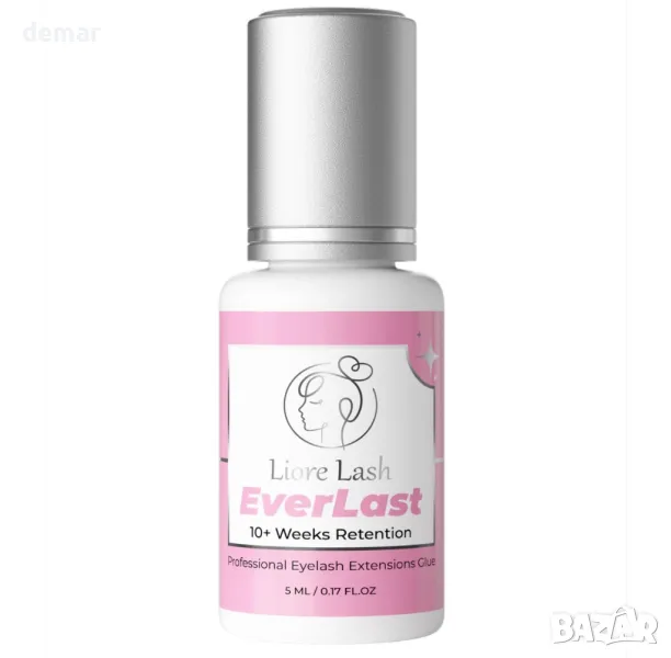 Лепило за мигли Liore Lash EverLast, задържане - 10 седмици/ 0.5-1 сек бързосъхнещо/черно лепило, снимка 1