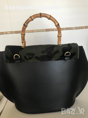 Италианска чанта естествена кожа, снимка 3 - Чанти - 33869242