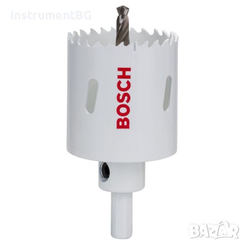 Боркорона биметална BOSCH HSS BIM 57мм, снимка 2 - Други инструменти - 41663506