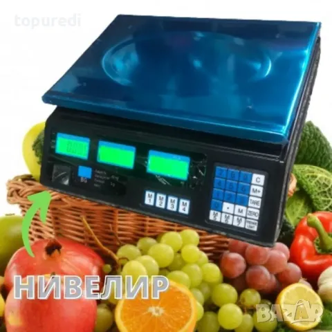Електронен кантар До 40кг, Нивелир, снимка 4 - Везни - 48443622
