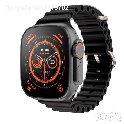 Смарт часовник T900 Ultra,Разговори , 380mAh , спортен , нотификации, снимка 3 - Смарт часовници - 41017381