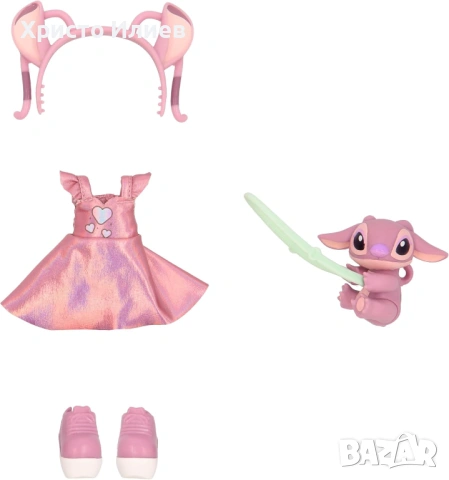 IMC Кукла BFF Stitch Стич Ейнджъл Disney Дисни Cry Babies Angel, снимка 3 - Кукли - 53282056