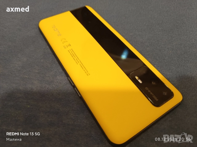 Realme GT, Dual SIM, 256GB, 12GB RAM, 5G, Състезателно жълт, снимка 2 - Samsung - 52696815