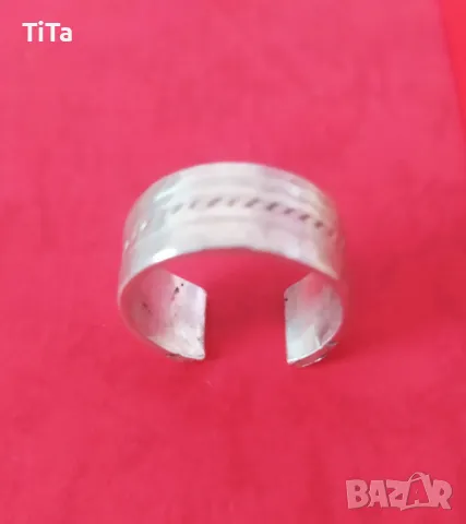 Масивен сребърен пръстен халка 925, снимка 3 - Пръстени - 49351744