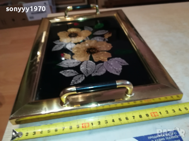 ПОДНОС ОТ ФРАНЦИЯ 2403241029LNWC, снимка 4 - Антикварни и старинни предмети - 44920642