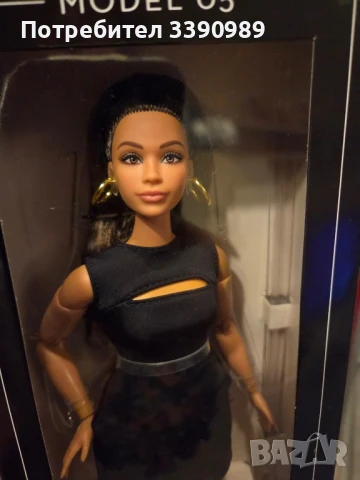 Кукла Barbie Basics Модел 5 – Колекционерска кукла с кестенява коса, черна мини рокля - Mattel, снимка 7 - Кукли - 49919091