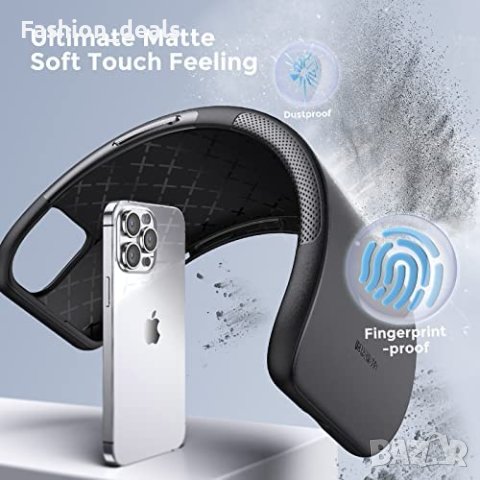 Нов черен защитен калъф кейс за iPhone 14 Pro 6.1 инча Айфон, снимка 3 - Калъфи, кейсове - 40428829