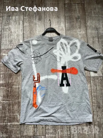 T-Shirt тениска памук 100 памучна  блуза нова zara Zara с висококачествен принт, снимка 3 - Тениски - 49904450