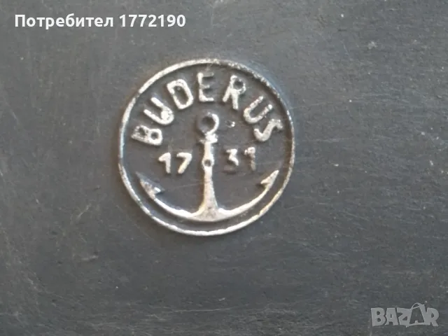 Красива, Старинна немска чугунена печка BUDERUS /дърва, пелети, въглища/, снимка 15 - Отоплителни печки - 50374652