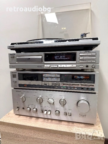 🔊Ретро аудио система Technics - Усилвател, дек, CD и грамофон🔉