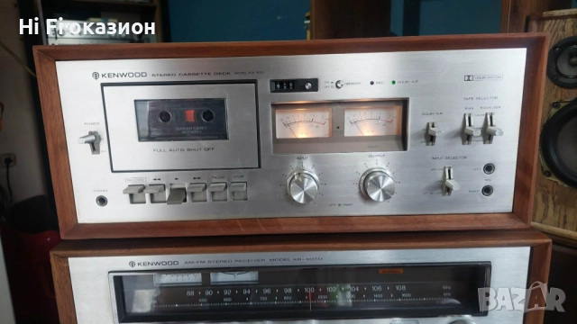 Стерео касетен дек KENWOOD KX-830 CASSETTE DECK, снимка 6 - Декове - 52873485