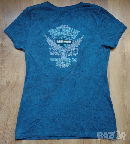 Harley Davidson - дамска тениска, снимка 2 - Тениски - 53575365