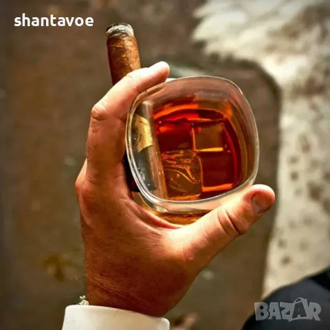 Луксозна чаша за уиски с място за пура, снимка 5 - Подаръци за мъже - 44601725