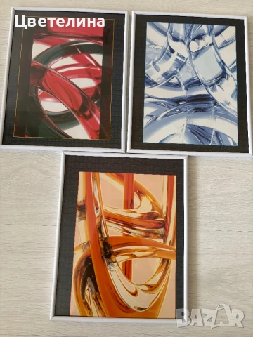 Абстрактни картини с рамки 