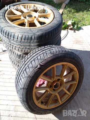 Джанти 16ки 5х100 с почти нови летни гуми