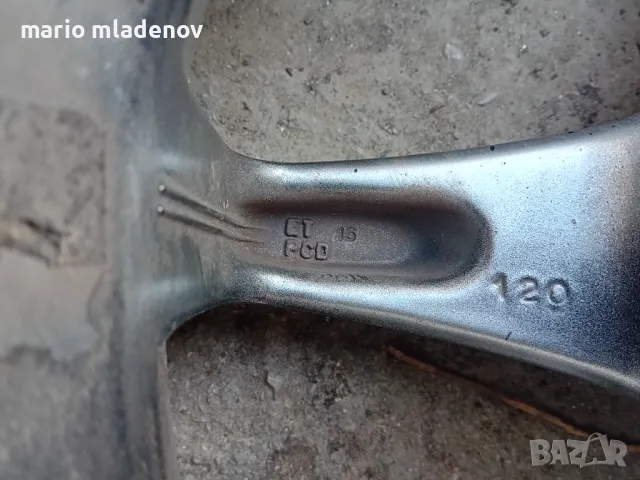 Лети джанти 16ки 5*120 с летни гуми 215/55/16, снимка 4 - Гуми и джанти - 48272299