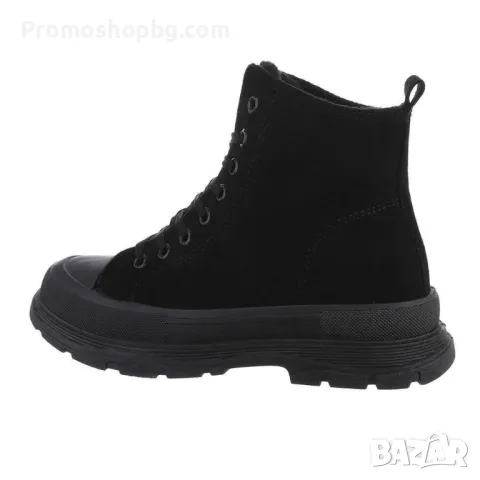 Дамски боти, черни, 37,38 номер, снимка 2 - Дамски боти - 47207529